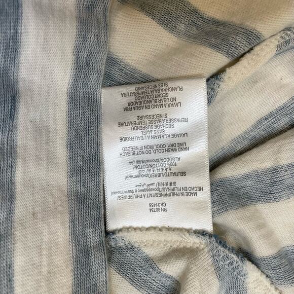 BCBGeneration Striped Pullover Drawstring Long Sleeve Top Size‎ S - Picture 5 of 10